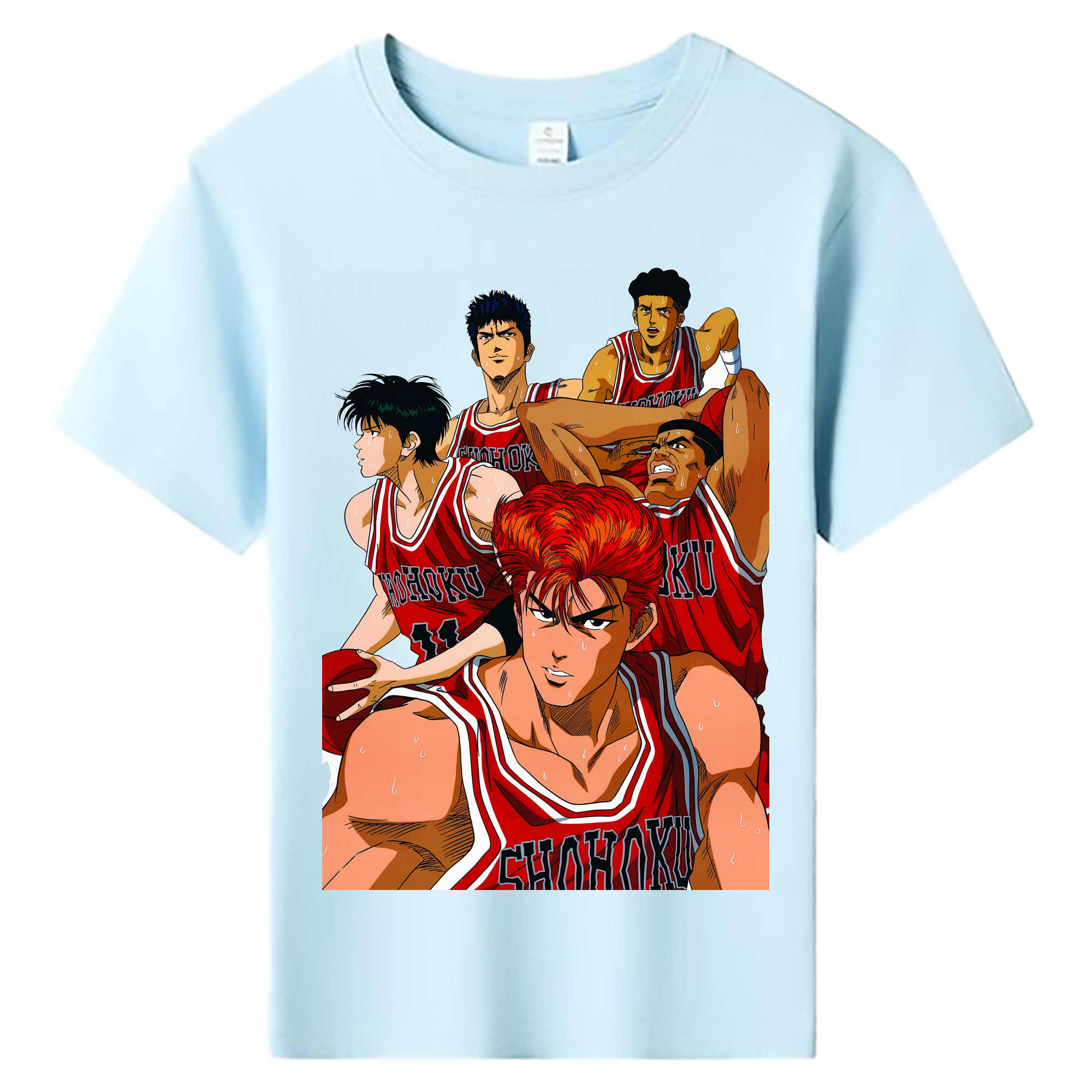 （画像用） SLAM DUNK／スラムダンク 綿100％キッズTシャツ（フロントプリント）
